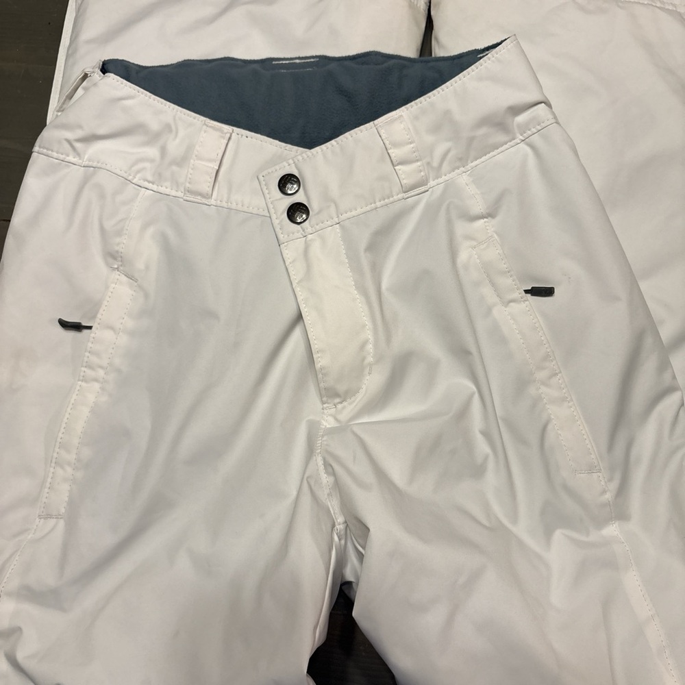 Columbia Women's White Snow Pants